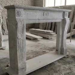 factory direct marble fireplace mantel from China