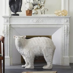 fireplace by adding a statement piece of art to display