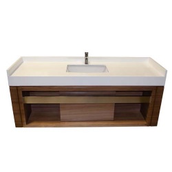 floating hotel bath vanity unit