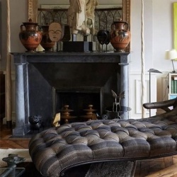 hand carved marble fireplace mantel