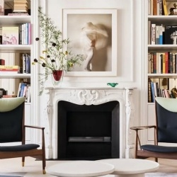 handcrafted marble fireplace mantel for home decor