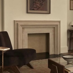 limestone bolection mantel wall decoration