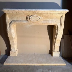 limestone fireplace mantel supplier in USA