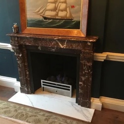 luxury marble fireplace mantel supplier China