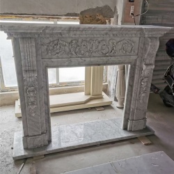 marble fireplace mantel for designer and architect