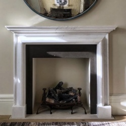 marble fireplace mantel for residential interior design