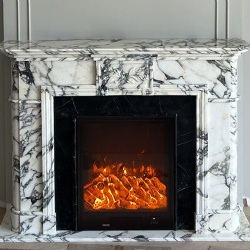 marble fireplace mantel sculture and caving