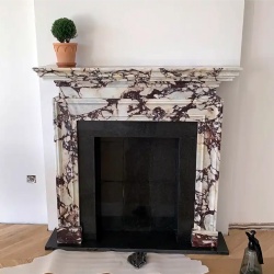 marble fireplace mantel style