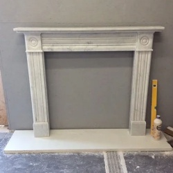 marble fireplace surround China factory