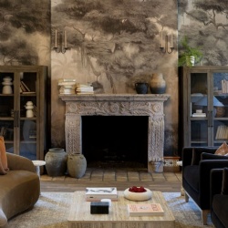 marble fireplace surround for living room