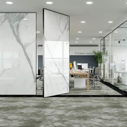 marble laminated glass partition wall