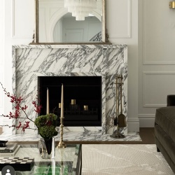 modern fireplace surround for hospitality projects