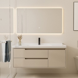 modern floating bathroom vanity