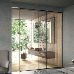 modern glass door system