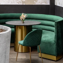 modern restaurant booth for fine dining restaurant