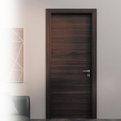 modern solid interior door with handle for bathroom and bedroom