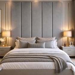 noise reducing upholstered headboard for wall