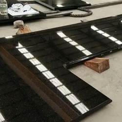 precut granite black galaxy worktop and benchtop for kitchen cabinet