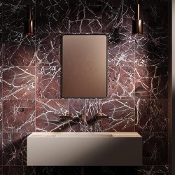 rosso levanto marble tiles