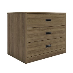 three drawer storage cabinet